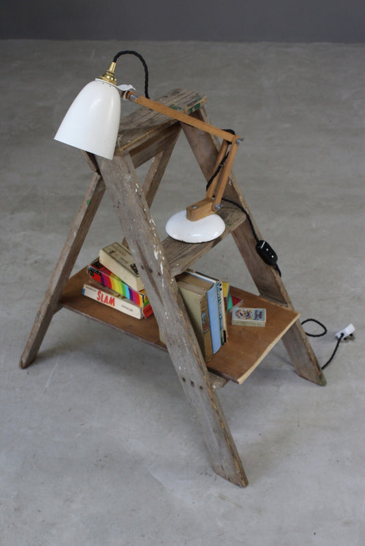 Small Pine Step Ladder - Kernow Furniture