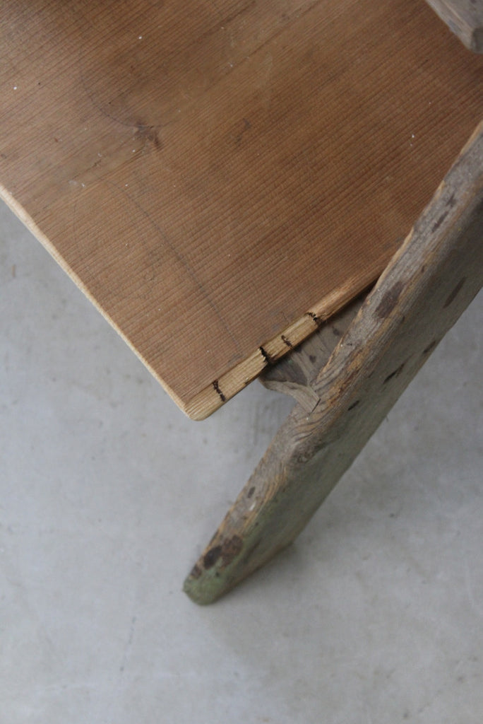 Small Pine Step Ladder - Kernow Furniture