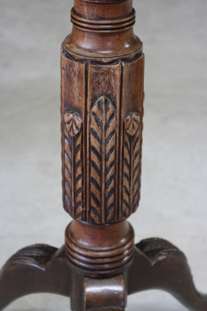 Mahogany Torchere Plant Stand - Kernow Furniture