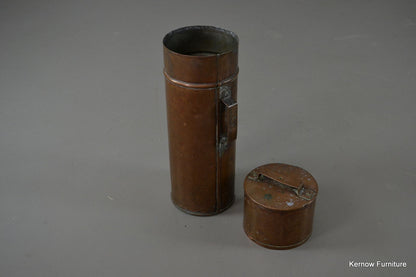 Vintage Copper Canister - Kernow Furniture