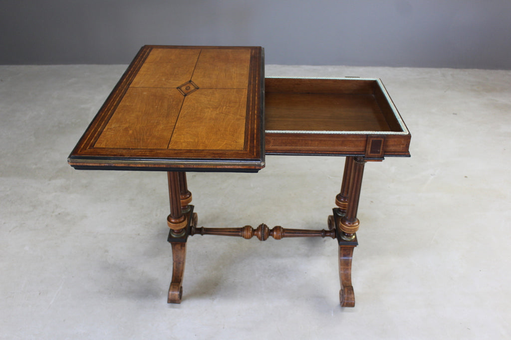 Antique Victorian Card Table - Kernow Furniture