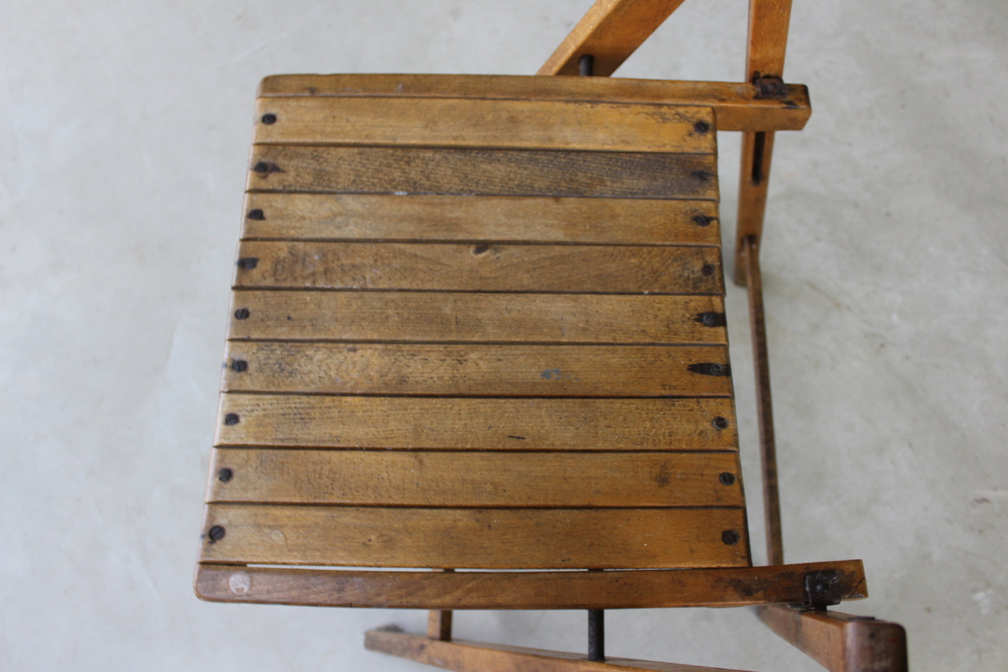 Folding Beech Chair - Kernow Furniture