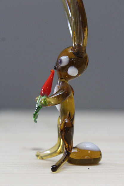 Vintage Glass Rabbit - Kernow Furniture