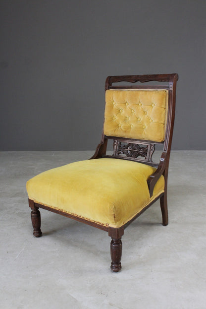 Edwardian Nursing Chair - Kernow Furniture