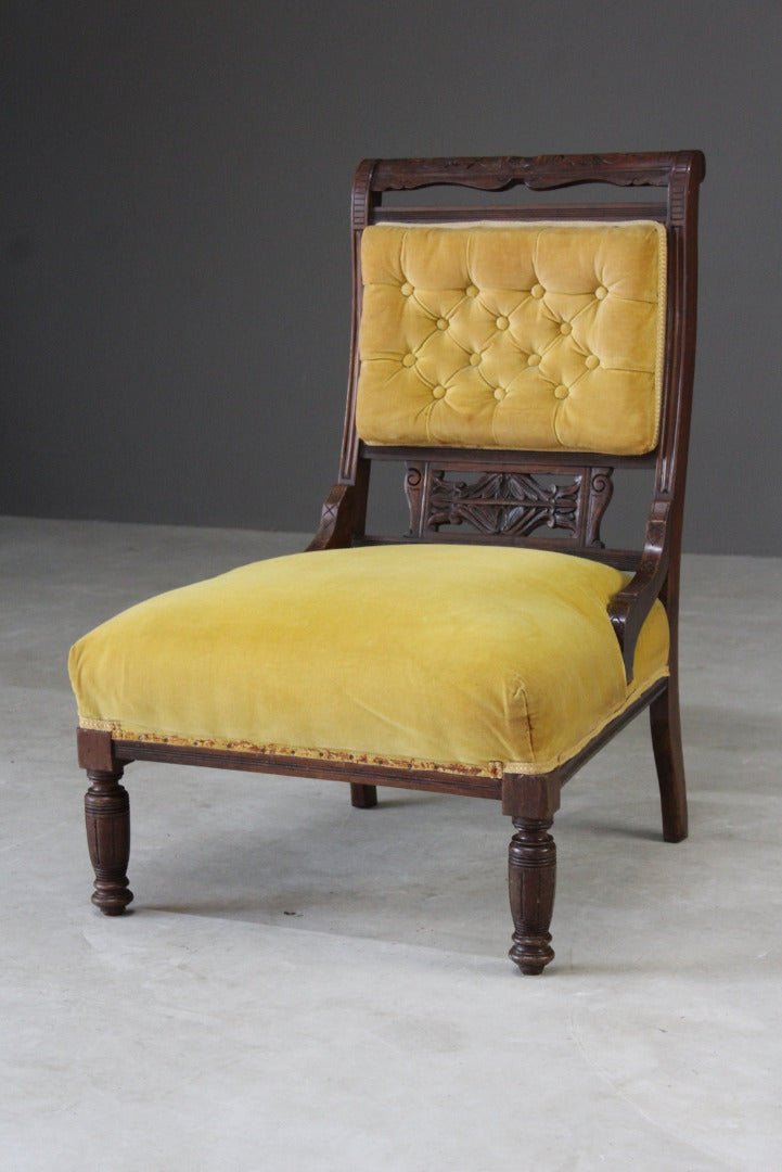 Edwardian Nursing Chair - Kernow Furniture