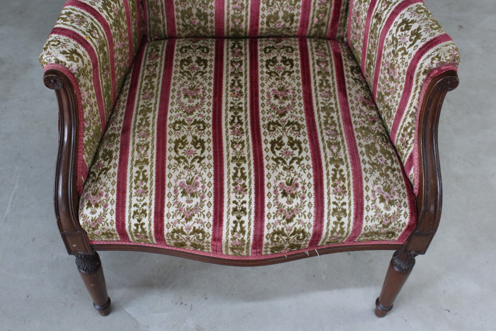 Edwardian Style Wing Back Chair - Kernow Furniture