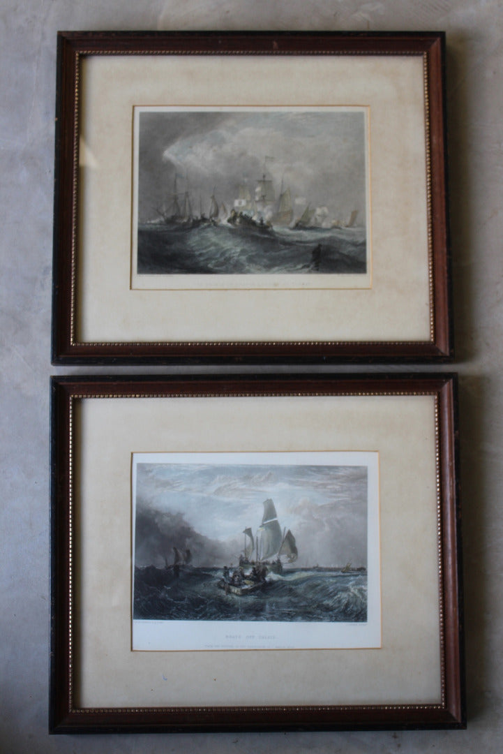 Pair Nautical Engravings - Kernow Furniture