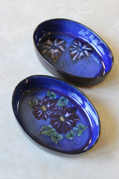 Pair Guernsey Pottery Oval Dishes - Kernow Furniture