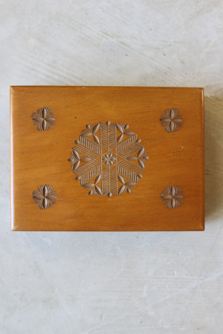 Vintage Wooden Box & Dominoes - Kernow Furniture