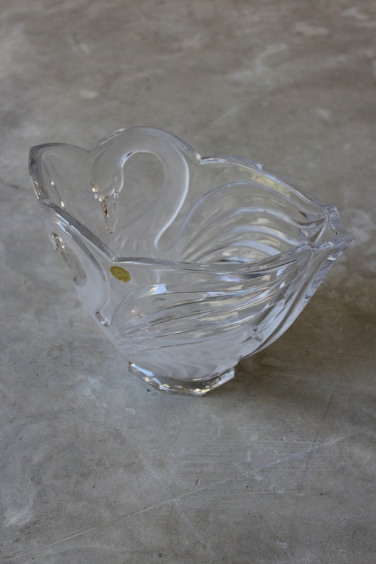 Bleikristall German Swan Bowl - Kernow Furniture