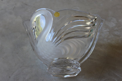 Bleikristall German Swan Bowl - Kernow Furniture