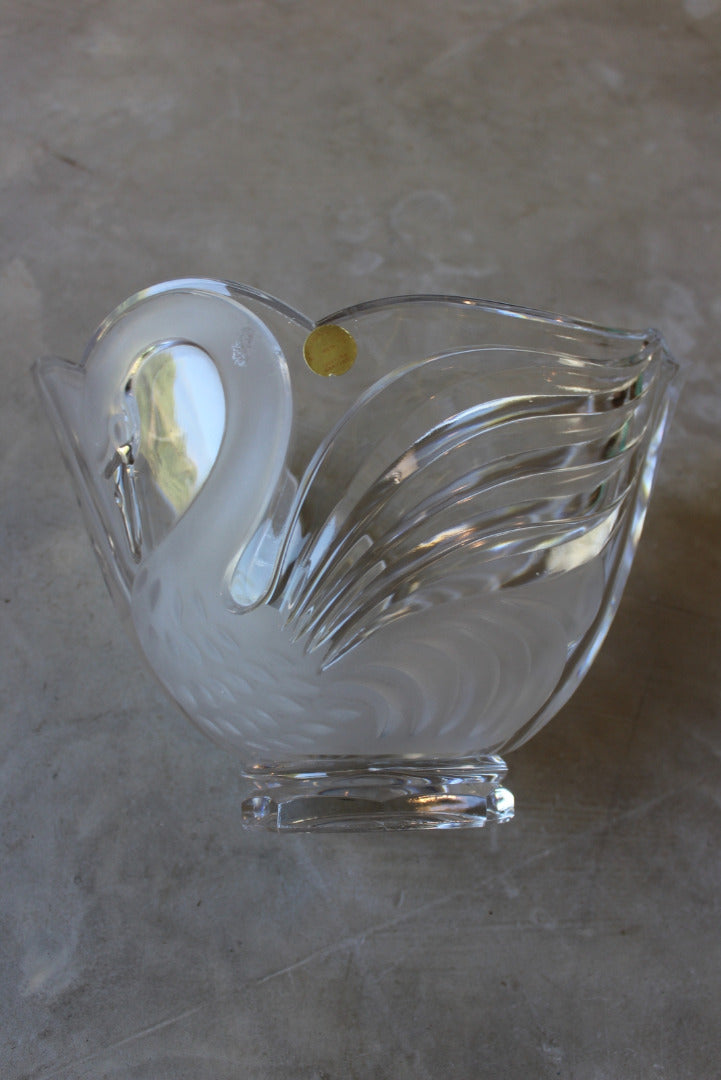 Bleikristall German Swan Bowl - Kernow Furniture