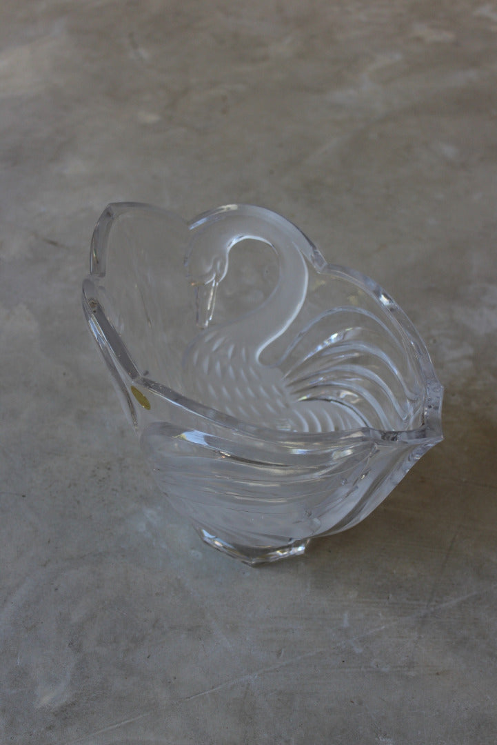 Bleikristall German Swan Bowl - Kernow Furniture