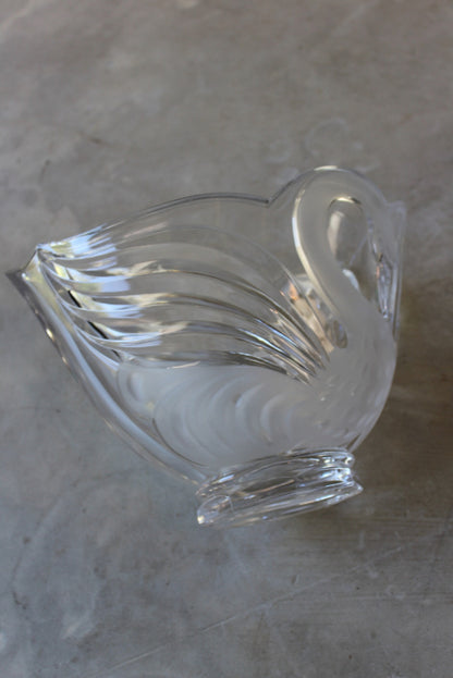 Bleikristall German Swan Bowl - Kernow Furniture