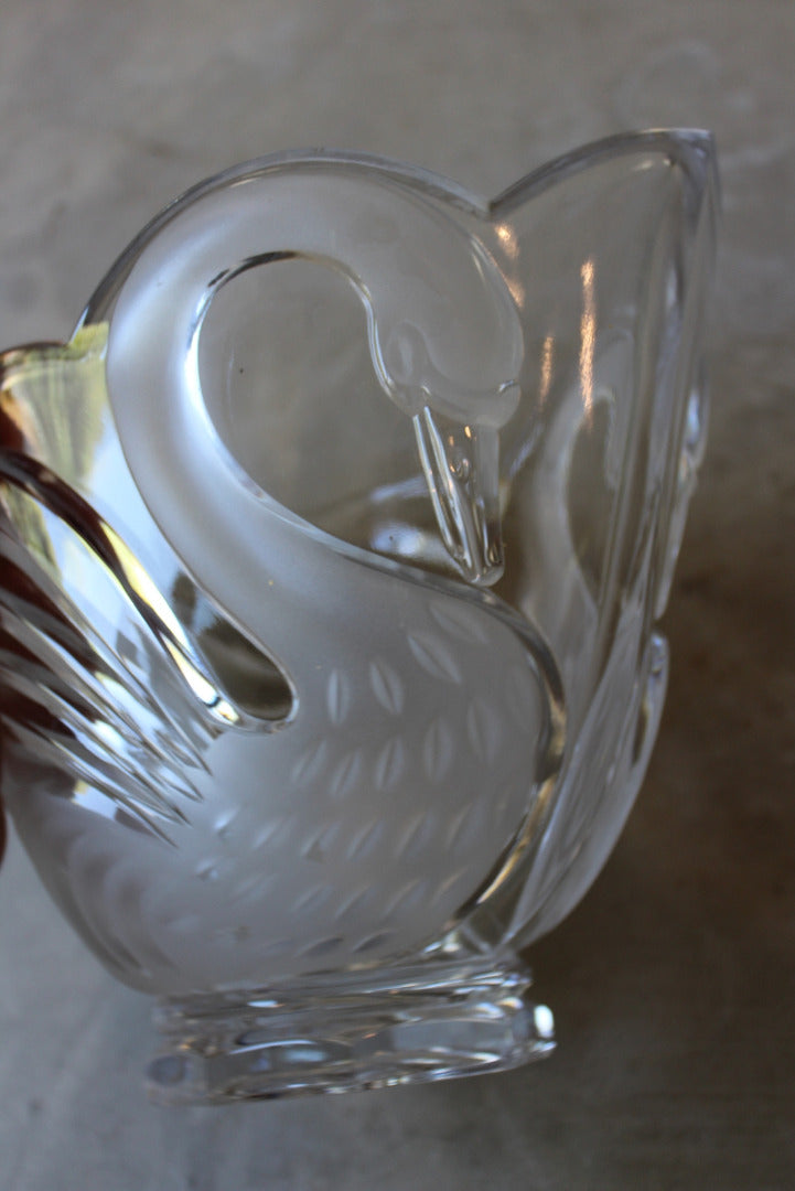 Bleikristall German Swan Bowl - Kernow Furniture