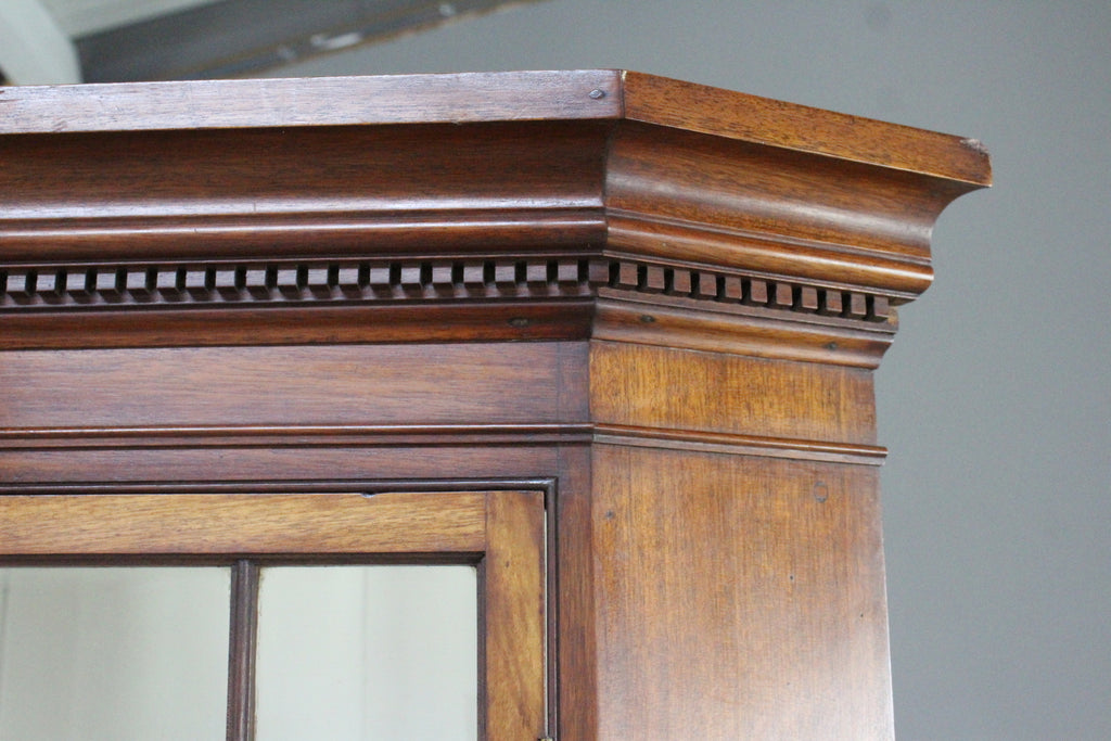 Antique Mahogany Corner Cupboard - Kernow Furniture
