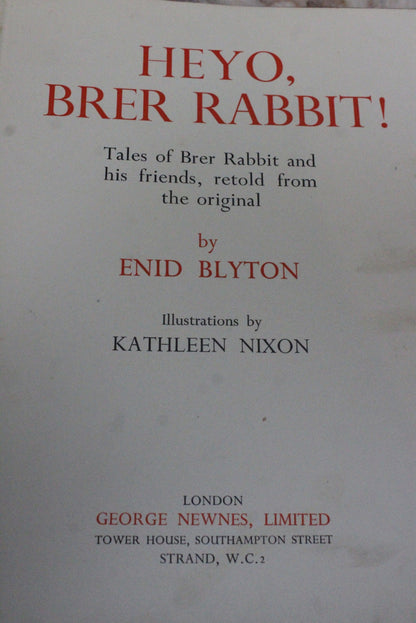 Heyo Brer Rabbit - Enid Blyton - Kernow Furniture