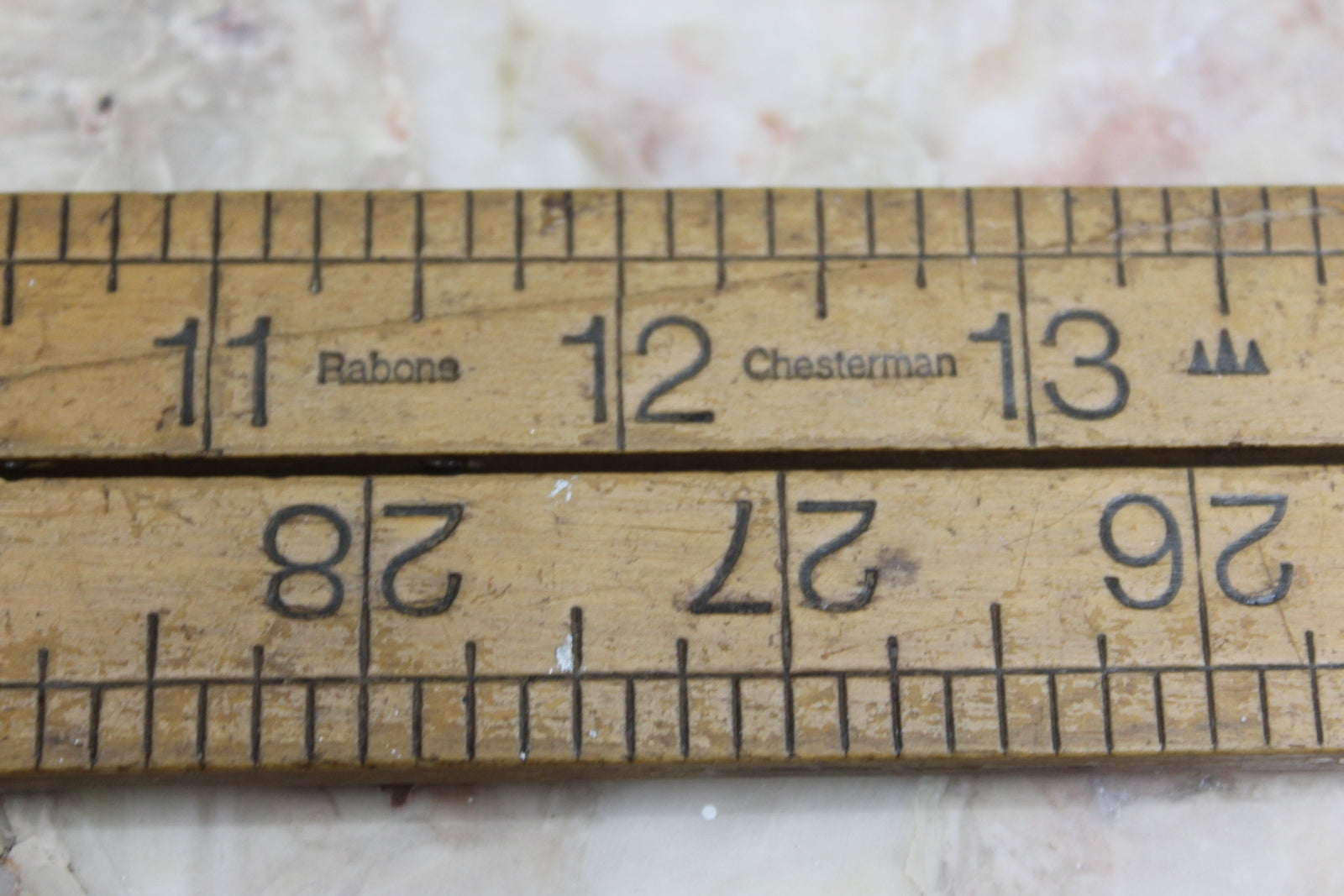 Rabone Chesterman Folding Wooden Ruler - Kernow Furniture