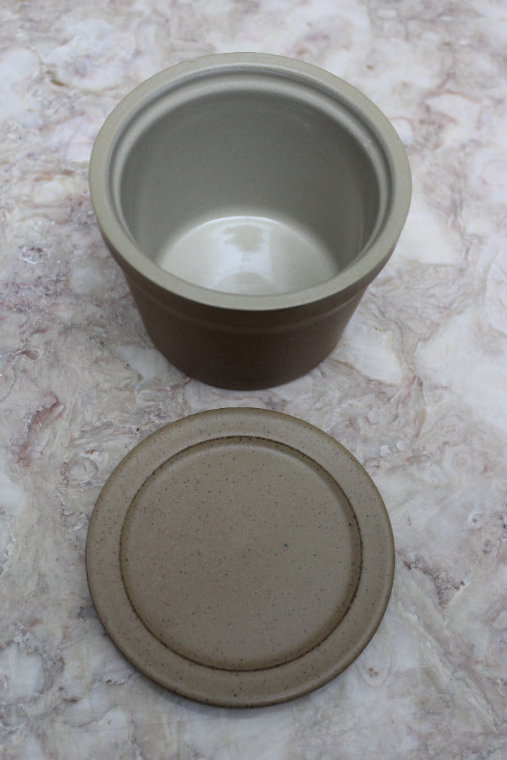 Denby Stoneware Jar & Lid - Kernow Furniture