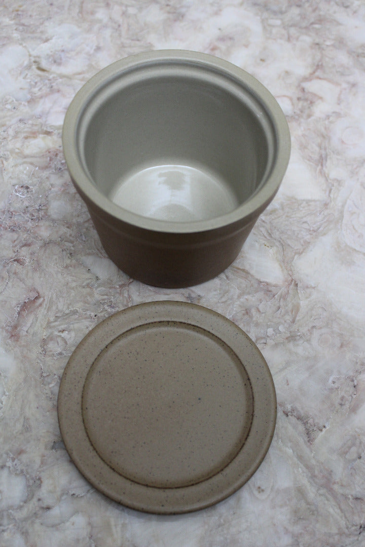 Denby Stoneware Jar & Lid - Kernow Furniture