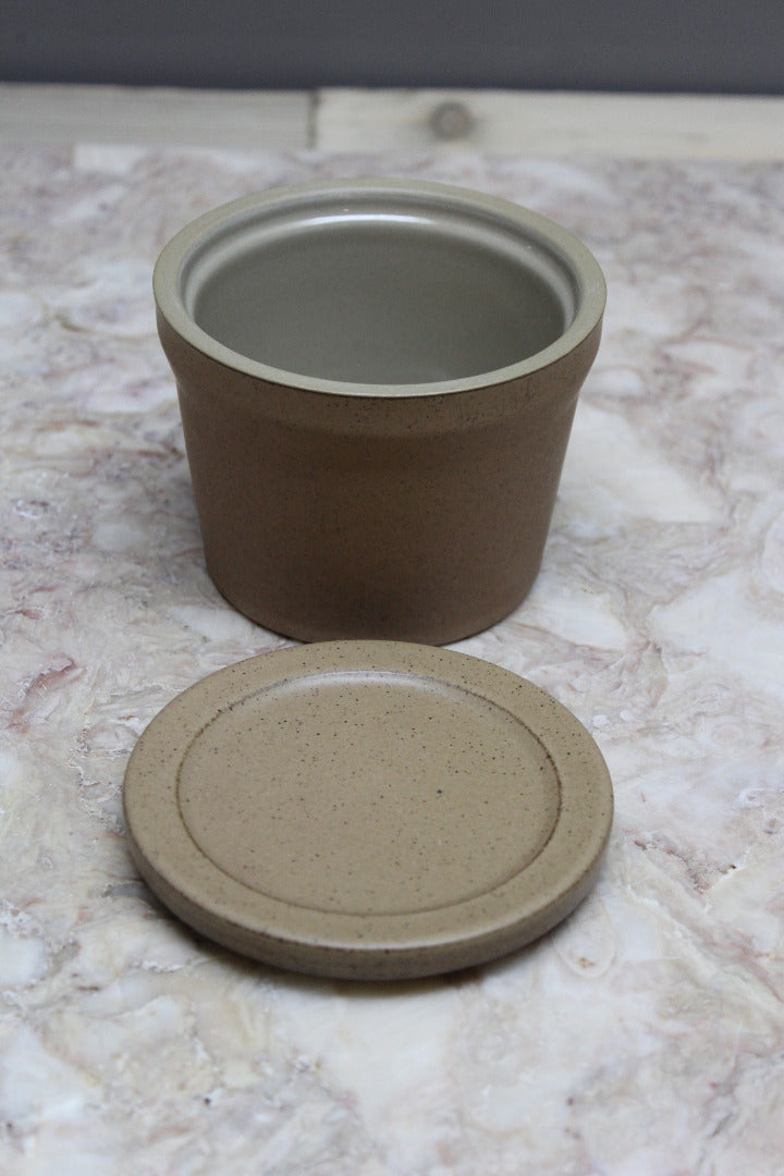 Denby Stoneware Jar & Lid - Kernow Furniture