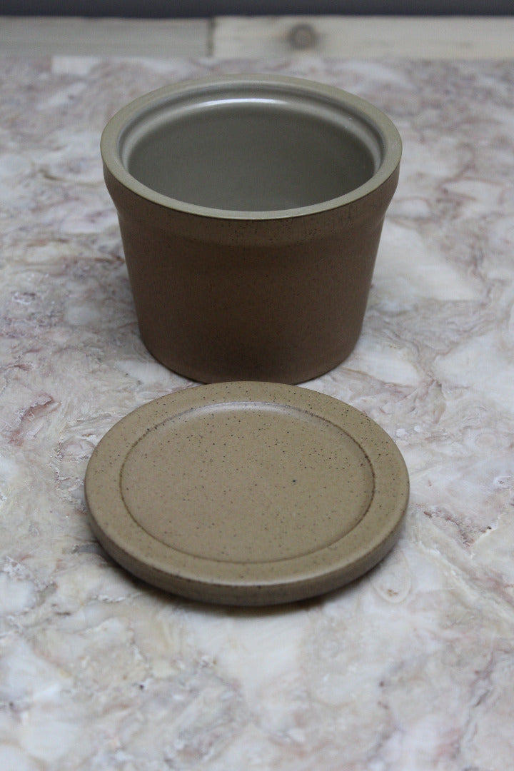 Denby Stoneware Jar & Lid - Kernow Furniture