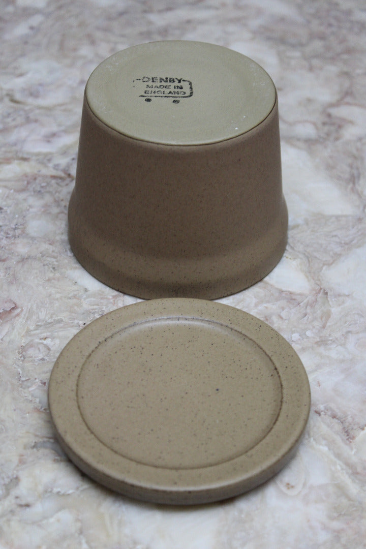 Denby Stoneware Jar & Lid - Kernow Furniture