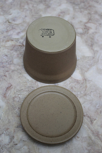 Denby Stoneware Jar & Lid - Kernow Furniture