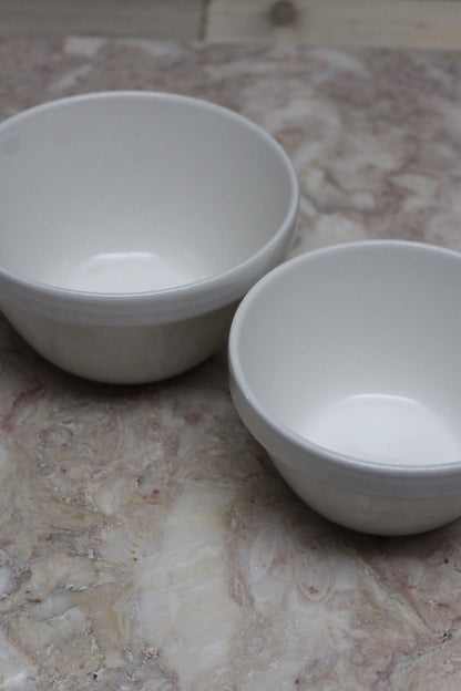 Pair Mason Cash Pudding Bowls - Kernow Furniture