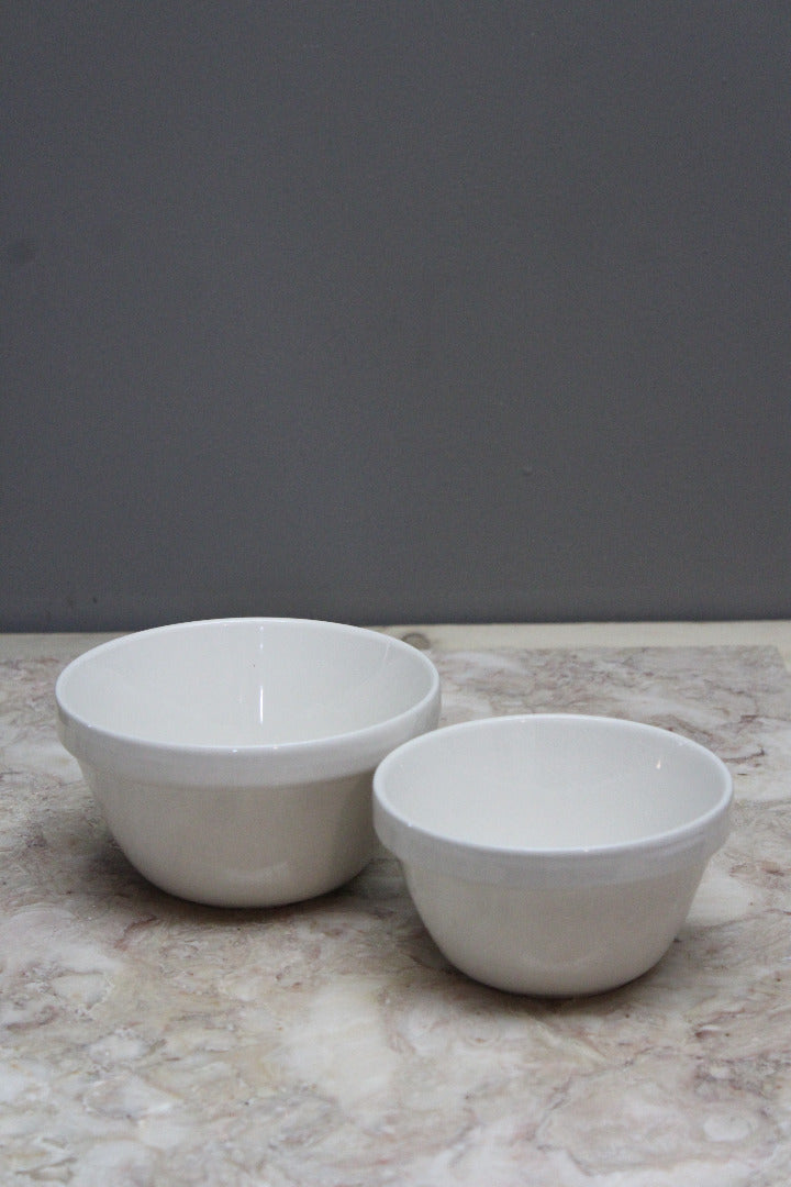 Pair Mason Cash Pudding Bowls - Kernow Furniture