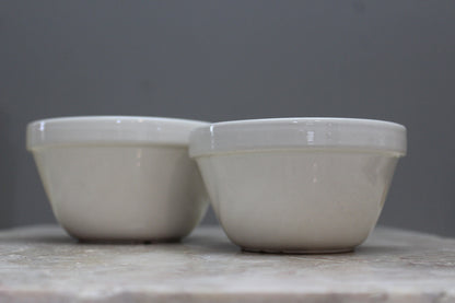 Pair Mason Cash Pudding Bowls - Kernow Furniture