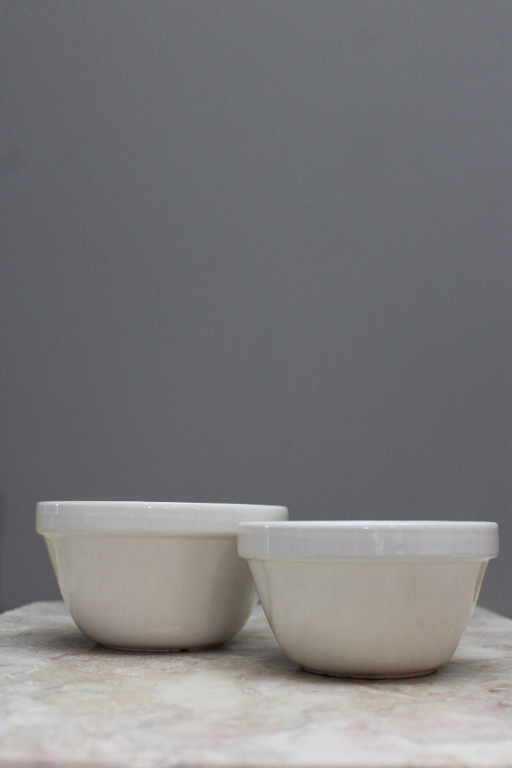 Pair Mason Cash Pudding Bowls - Kernow Furniture