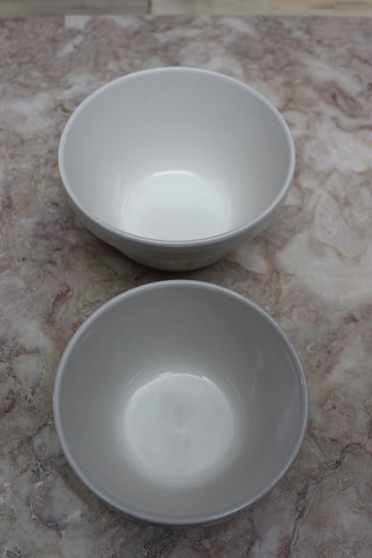 Pair Mason Cash Pudding Bowls - Kernow Furniture