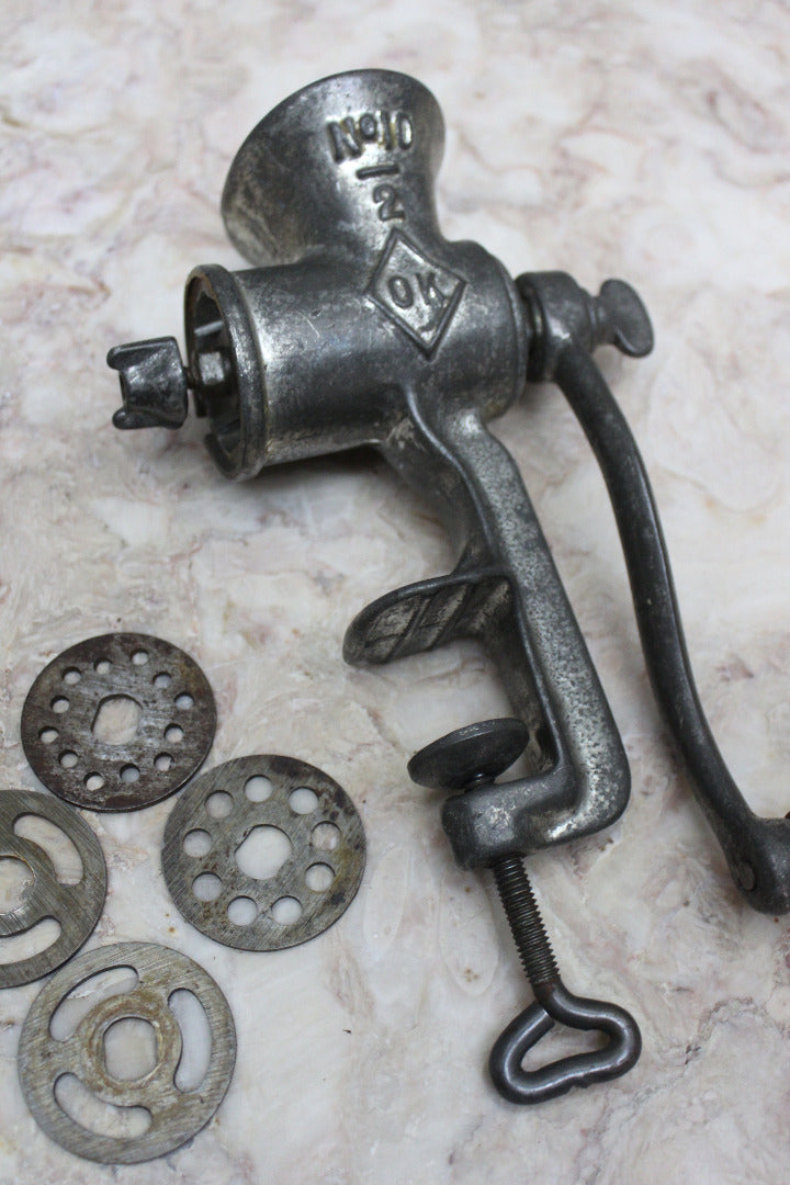 Vintage Cast Iron Meat Grinder - Kernow Furniture