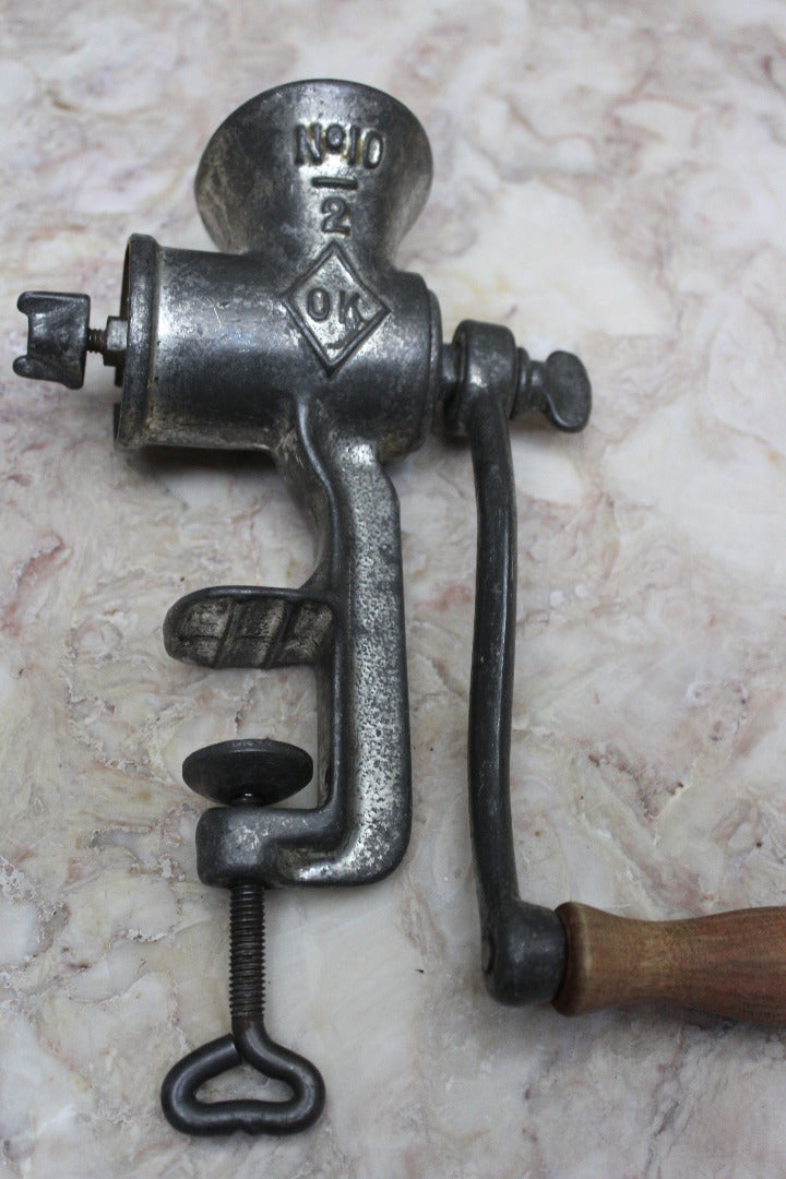 Vintage Cast Iron Meat Grinder - Kernow Furniture