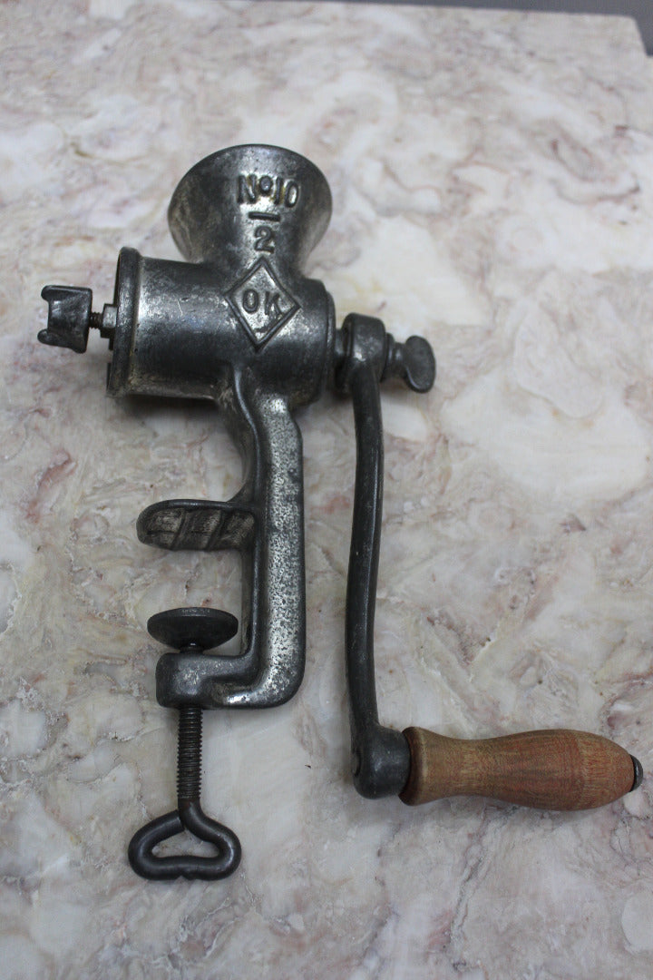 Vintage Cast Iron Meat Grinder - Kernow Furniture