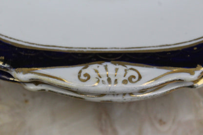 Pair Diamond China Plates - Kernow Furniture