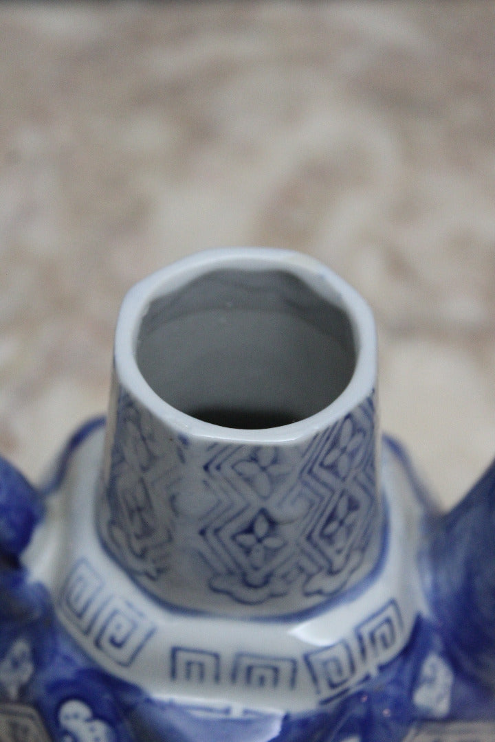 Oriental Blue & White Teapot - Kernow Furniture