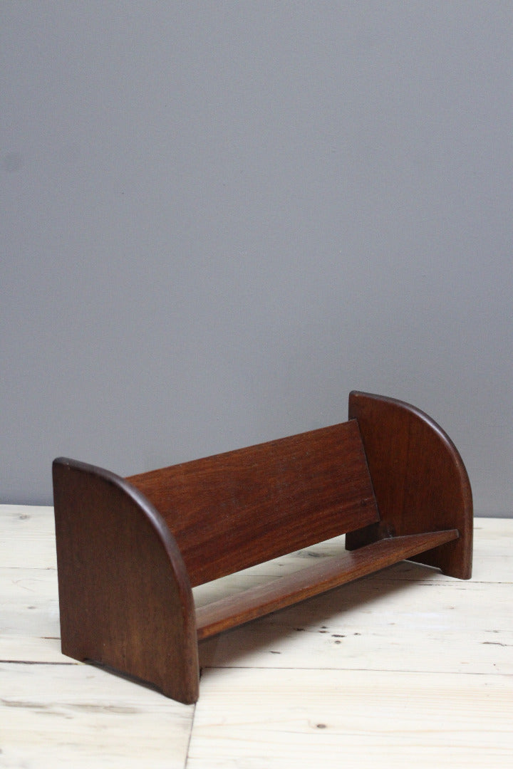 Mahogany Book Trough - Kernow Furniture