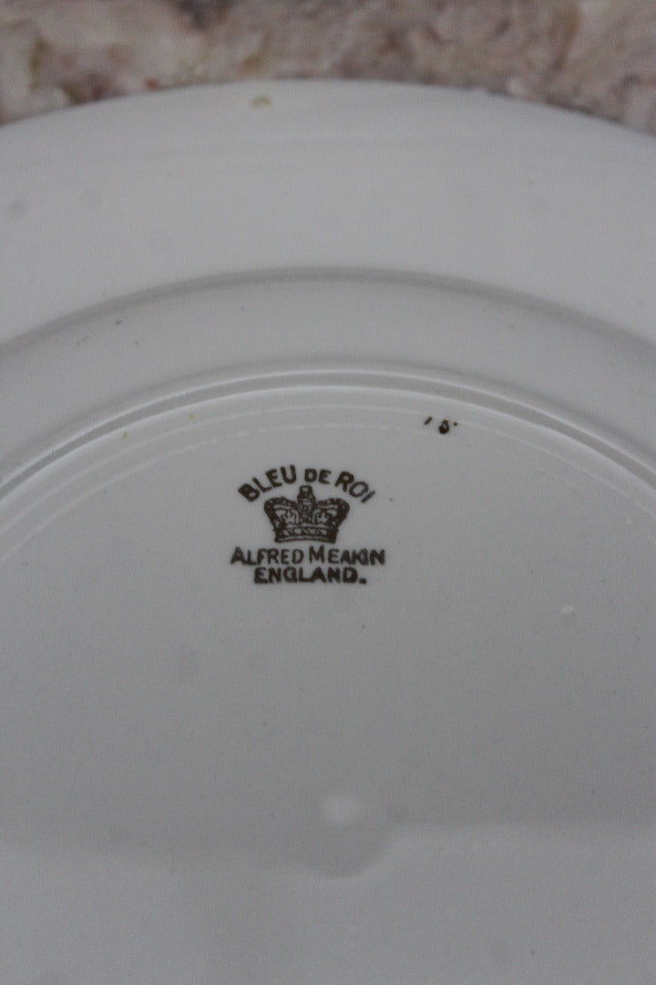 4 Alfred Meakin Bleu De Roi Dinner Plates - Kernow Furniture