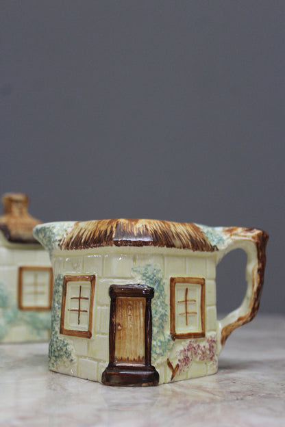 Keele St Pottery Jug & Sugar Bowl - Kernow Furniture