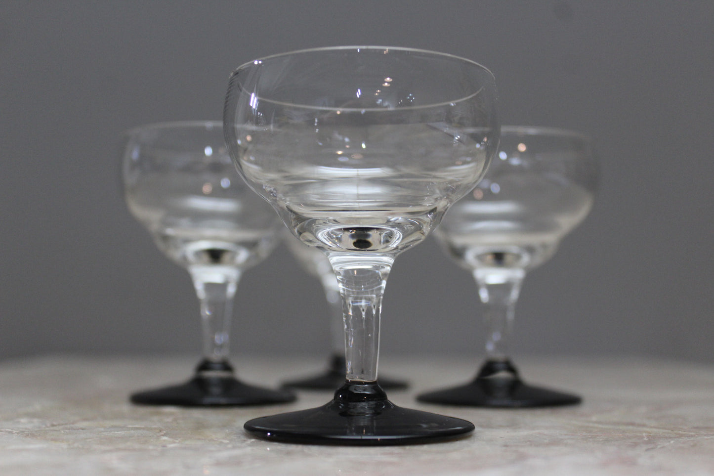 4 Vintage Licquer Glasses - Kernow Furniture