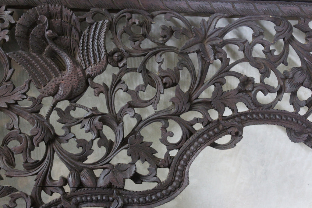 Burmese Carved Arch - Kernow Furniture