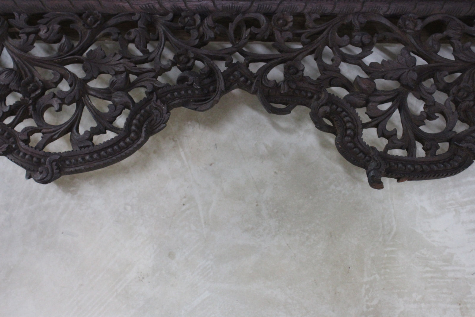 Burmese Carved Arch - Kernow Furniture