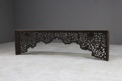 Burmese Carved Arch - Kernow Furniture