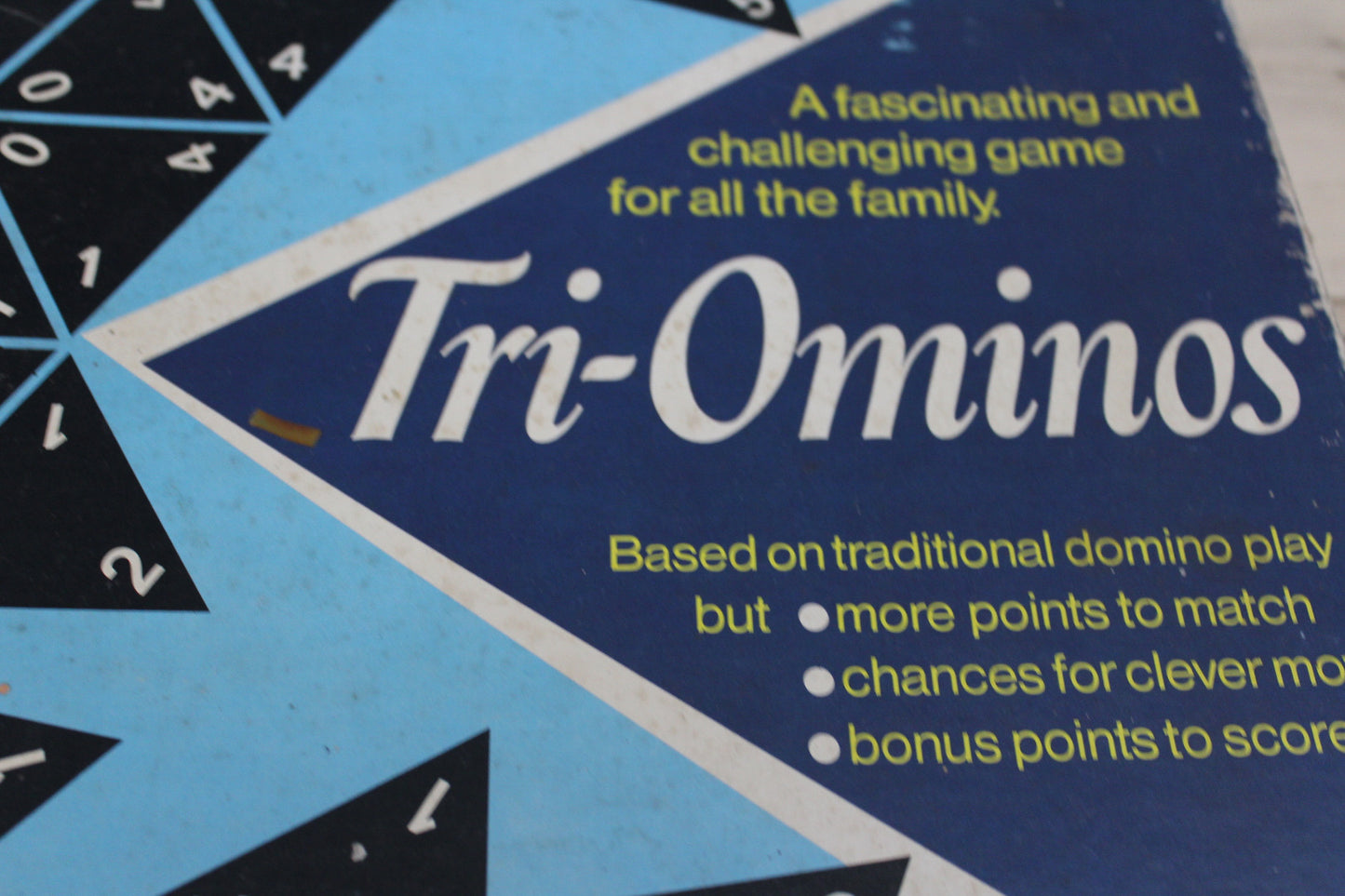 Vintage Tri Ominos Board Game - Kernow Furniture