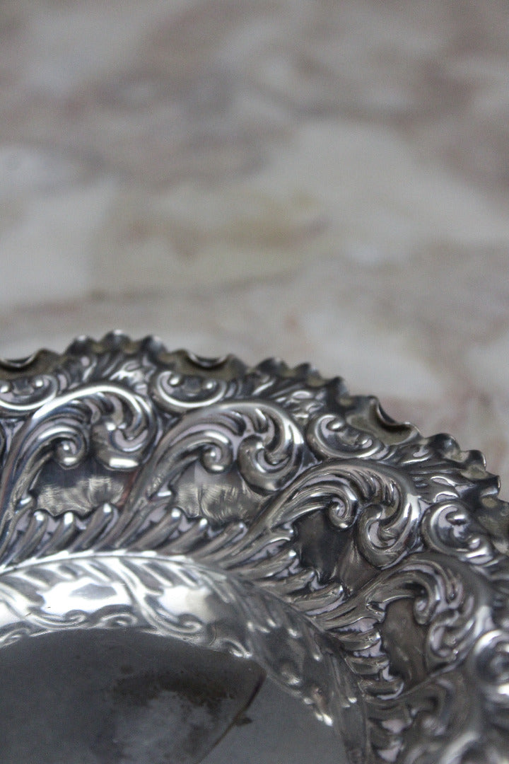 Pair Antique Silver Bon Bon Dishes - Kernow Furniture