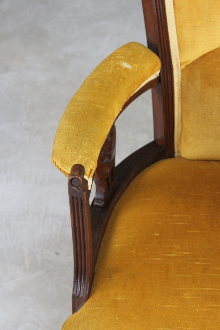 Edwardian Small Armchair - Kernow Furniture