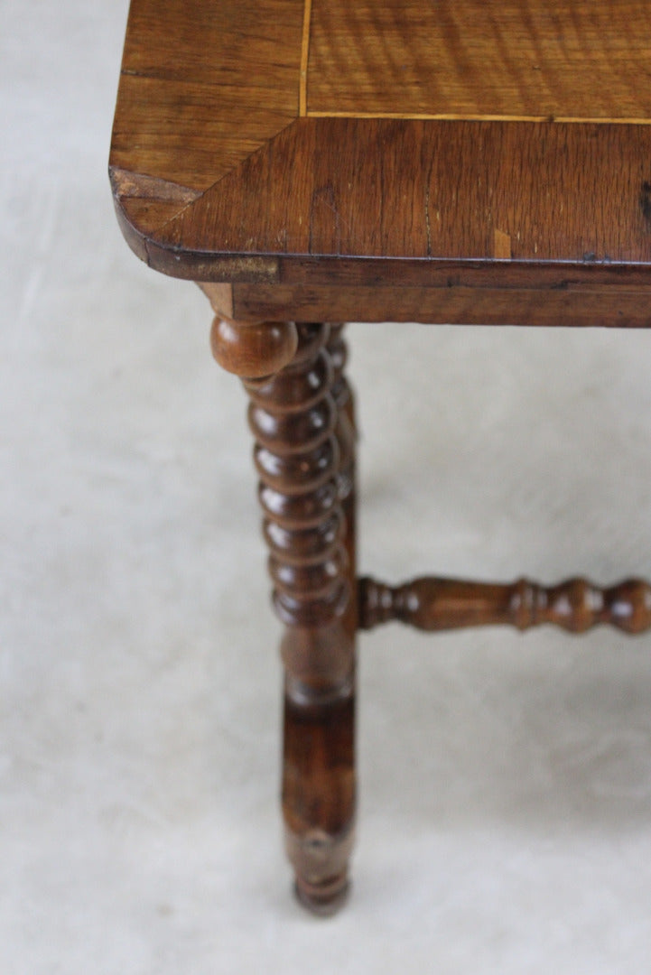 Antique Inlaid Games Occasional Table - Kernow Furniture