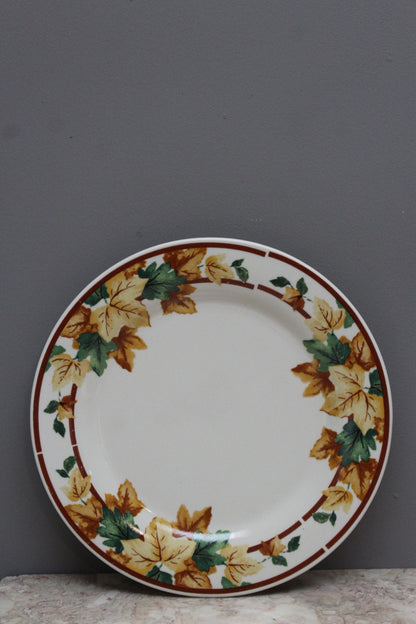 8 Autumn Leaf Dinner Plates - Kernow Furniture